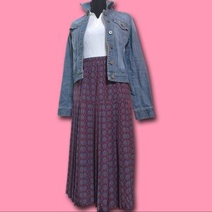 Vintage Leslie Fay Midi Skirt Size 8